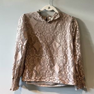 Ultra Pink Lace Blouse